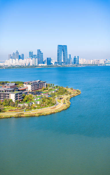 istock Jinji Lake and Urban Architecture 1856628043