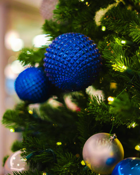 Blue and gold Christmas Ornaments