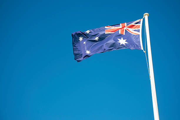 istock australian flag outdoors 185667189