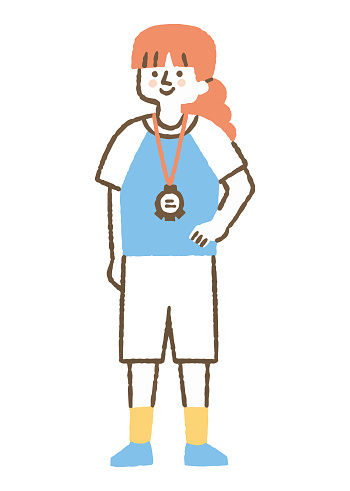 Woman in sportswear with hands on hips_Color