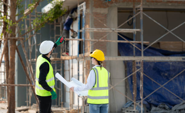 istock Portrait of architect and engineer with experience in multi-story building construction 1856720061