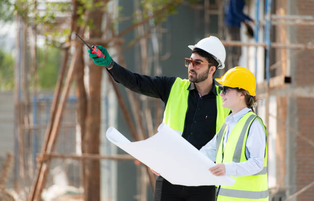 istock Portrait of architect and engineer with experience in multi-story building construction 1856720063