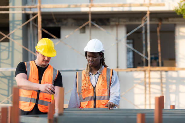 istock Portrait of architect and engineer with experience in multi-story building construction 1856753176