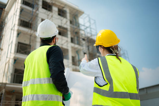 istock Portrait of architect and engineer with experience in multi-story building construction 1856757388