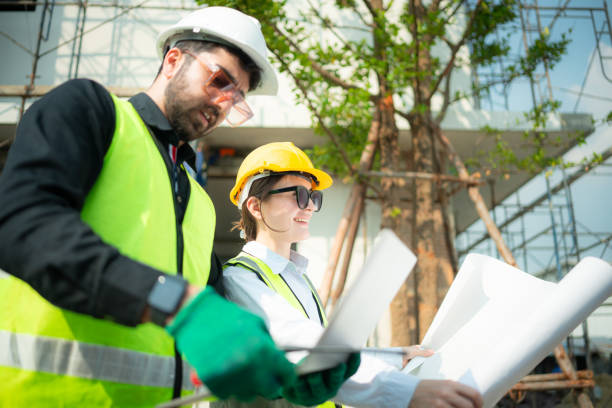 istock Portrait of architect and engineer with experience in multi-story building construction 1856759486