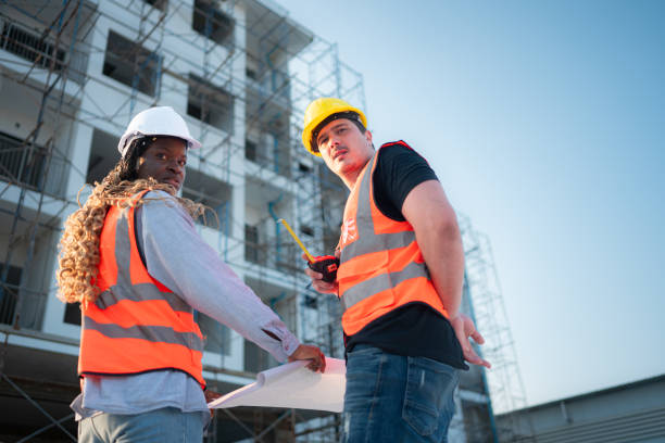 istock Portrait of architect and engineer with experience in multi-story building construction 1856761781