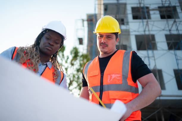 istock Portrait of architect and engineer with experience in multi-story building construction 1856762180