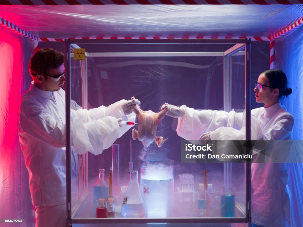 Dois cientistas - Foto de stock de Adulto royalty-free