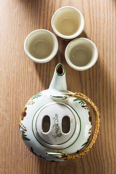 istock Top view of tea kit 185681784