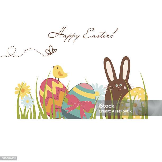 Easter Background Stock Illustration - Download Image Now - Abstract, Art And Craft, Bird