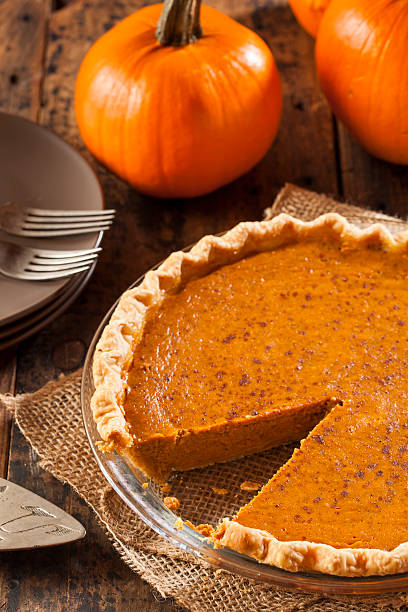 istock Homemade Delicious Pumpkin Pie 185688076