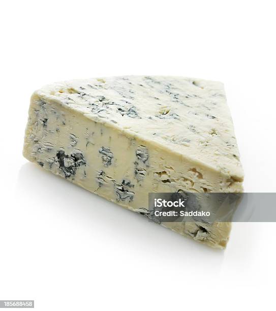 Wedge Of Blue Cheese Stock Photo - Download Image Now - Blue Cheese, Cheese, Dairy Product