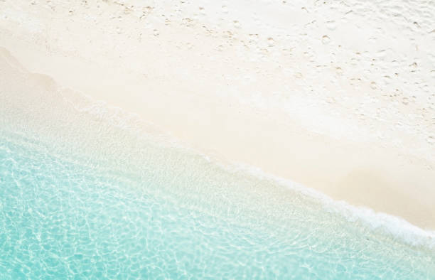 istock Beach Wave water in the Tropical summer beach with  sandy beach background 1856893355