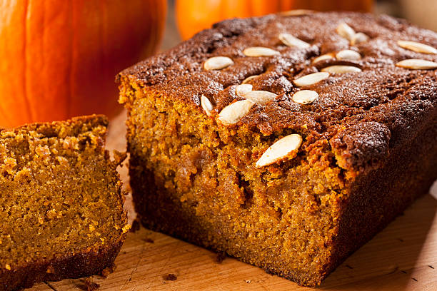 istock Organic Homemade Pumpkin Bread 185692031