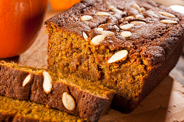 istock Organic Homemade Pumpkin Bread 185692069