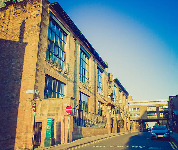 Retro looking Glasgow School of Art