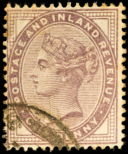 istock Queen Victoria British Postage Stamp 185693634