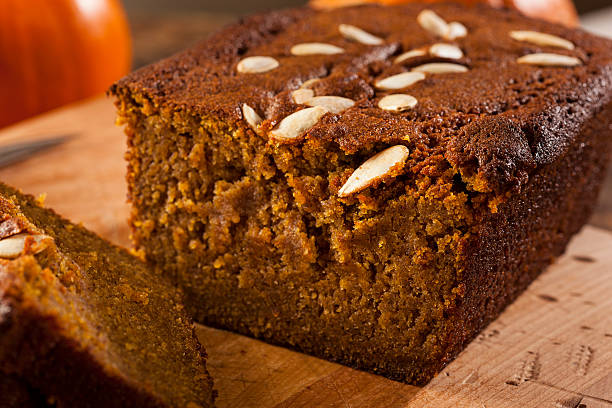 istock Organic Homemade Pumpkin Bread 185695441