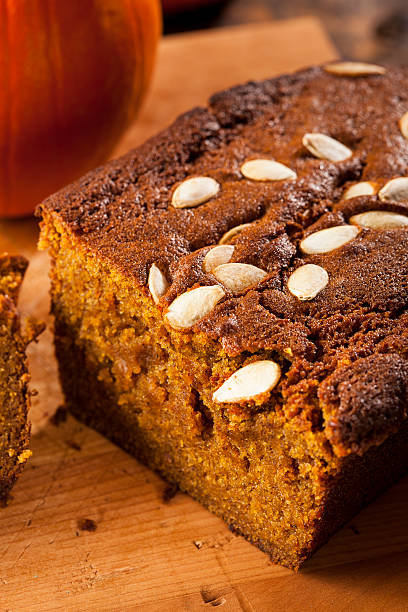 istock Organic Homemade Pumpkin Bread 185695467
