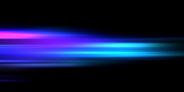 Abstract modern blue and violet background blur motion line speed