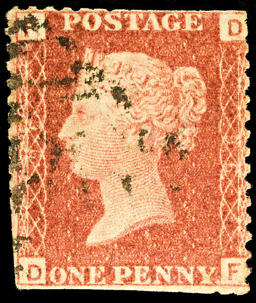 istock Queen Victoria British Postage Stamp 185695776