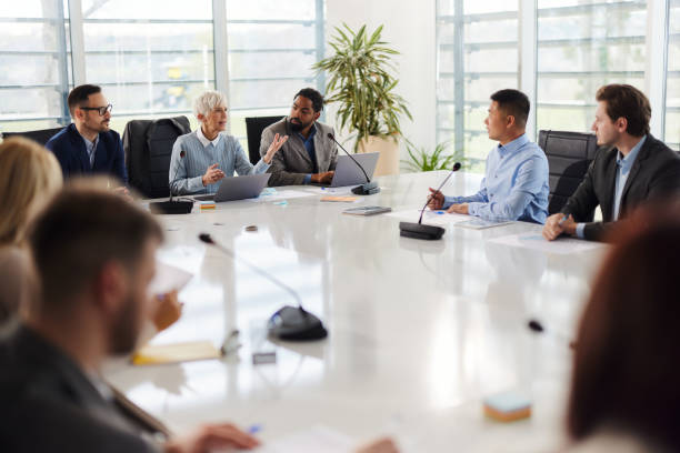 istock Business meeting at conference table! 1857029813
