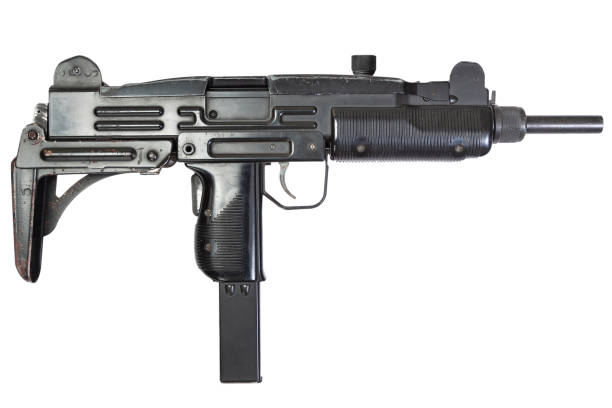 istock Israel famous 9mm submachine gun UZI 1857055563