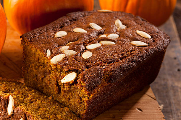 istock Organic Homemade Pumpkin Bread 185710349