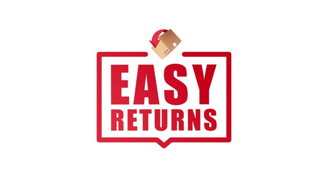 Easy Return Icon of nice animated for your creative project videos. 4K video Motion graphics
