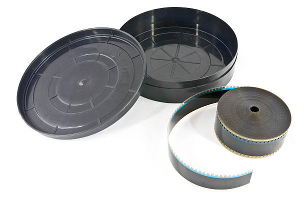 istock Movie film reel whith spool 185716146