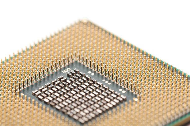 Central Processing Unit (CPU) stock photo