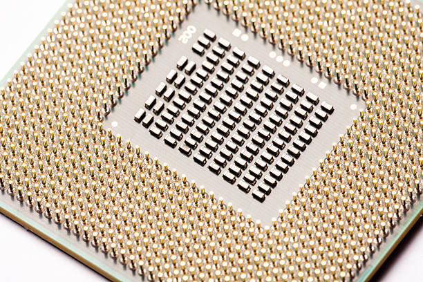 Central Processing Unit (CPU) stock photo