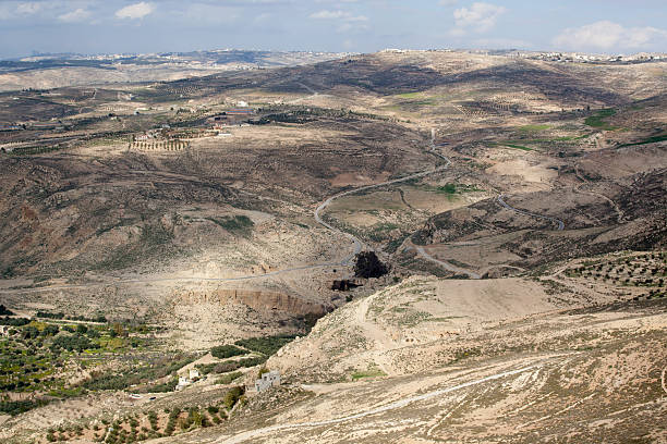 istock Desert landscape from Southern Jordan 185716840