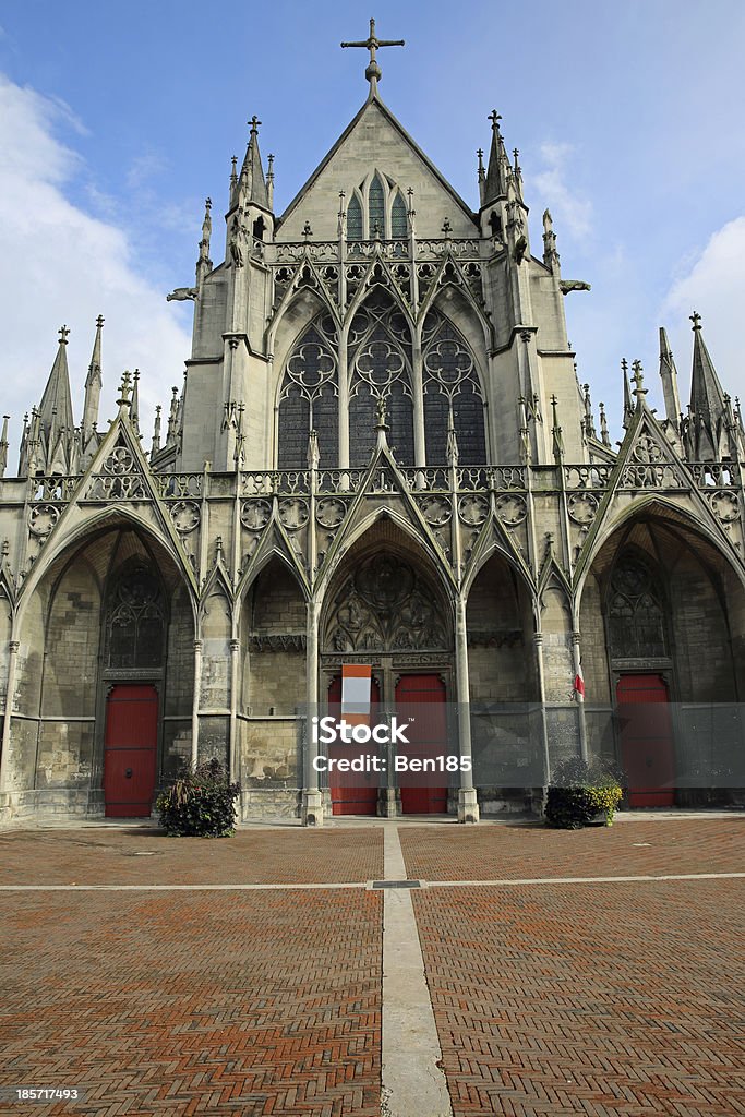 Saint-Urbain Basilica The Gothic Saint-Urbain Basilica (thirteenth century) in Troyes. France Basilica Stock Photo