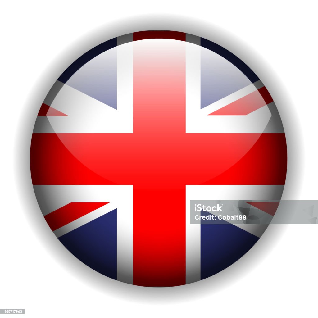 イギリスの英国国旗ボタン、ベクター - イギリスのロイヤリティフリーベクトルアート