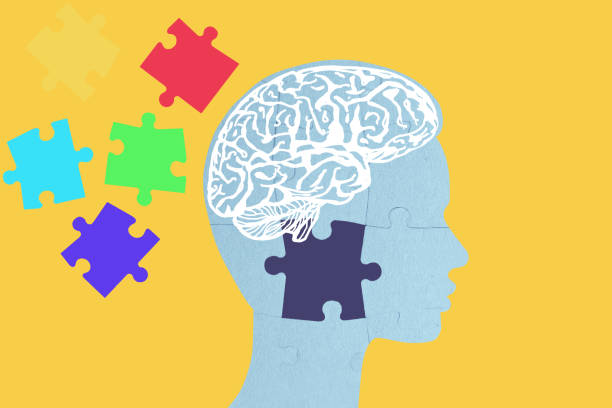 istock cardboard puzzle pieces, puzzle with copy space on background, missing piece of brain puzzle, mental health, memory, Creative background 1857182147