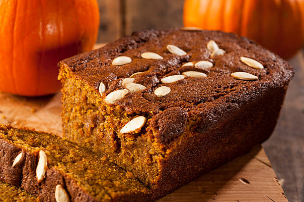istock Organic Homemade Pumpkin Bread 185724040
