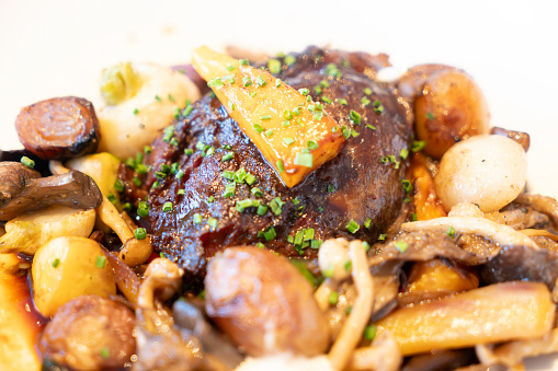 Beef Cheek with roast vegetables