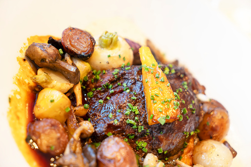 Beef Cheek with roast vegetables