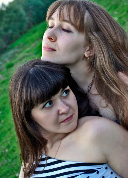 istock Two beautiful young lesbian women. 1857263662