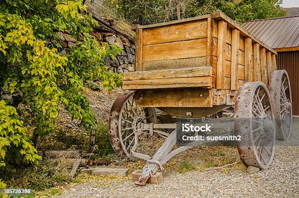 Authentic Ore Wagon Stock Photo - Download Image Now - Accuracy, Antique, Covered Wagon