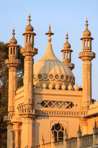 Architectural Detail of the Royal Pavilion in Brighton. England