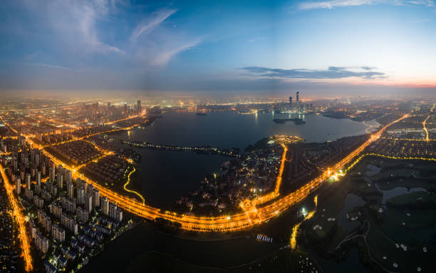 istock Jinji Lake and Urban Architecture 1857267971