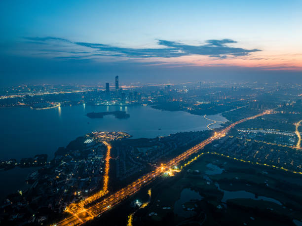 istock Jinji Lake and Urban Architecture 1857268502