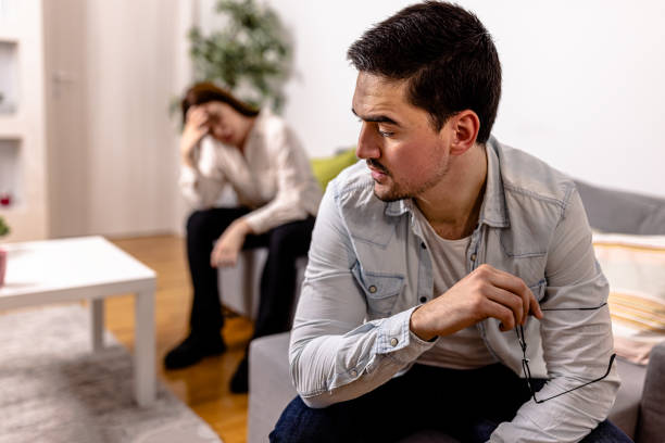 istock Couple arguing over household chores and responsibilities 1857269038