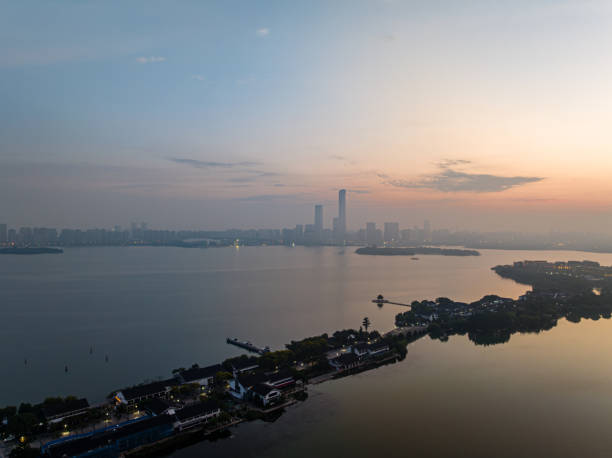 istock Jinji Lake and Urban Architecture 1857269550