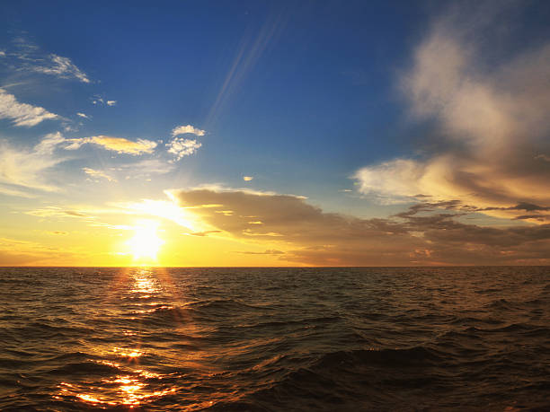 istock Dramatic sunset over the Baltic sea 185728469