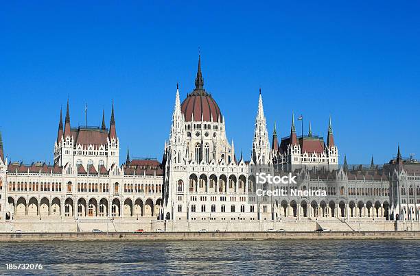 Budapest Building Of The Parliament Stock Photo - Download Image Now - Abstract, Backgrounds, Blue