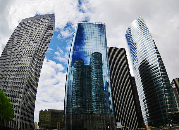 istock Futuristic Corporate Buildings in La Defense Paris 185734060