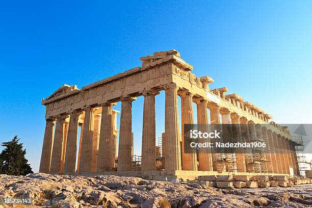 Parthenon On The Acropolis In Athens Greece Stock Photo - Download Image Now - Parthenon - Athens, Acropolis - Athens, Athens - Greece